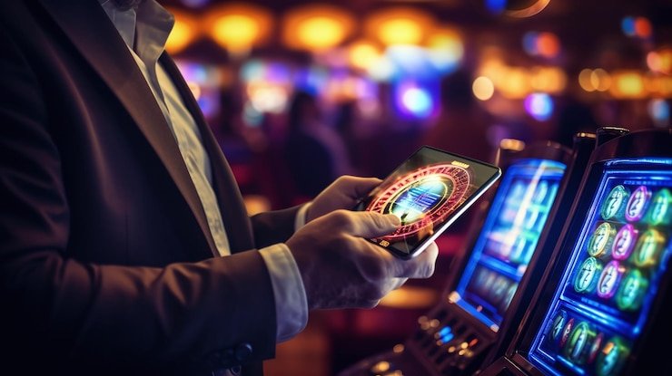 Pengguna mengakses control panel privasi dan proteksi akun dalam aplikasi hiburan digital